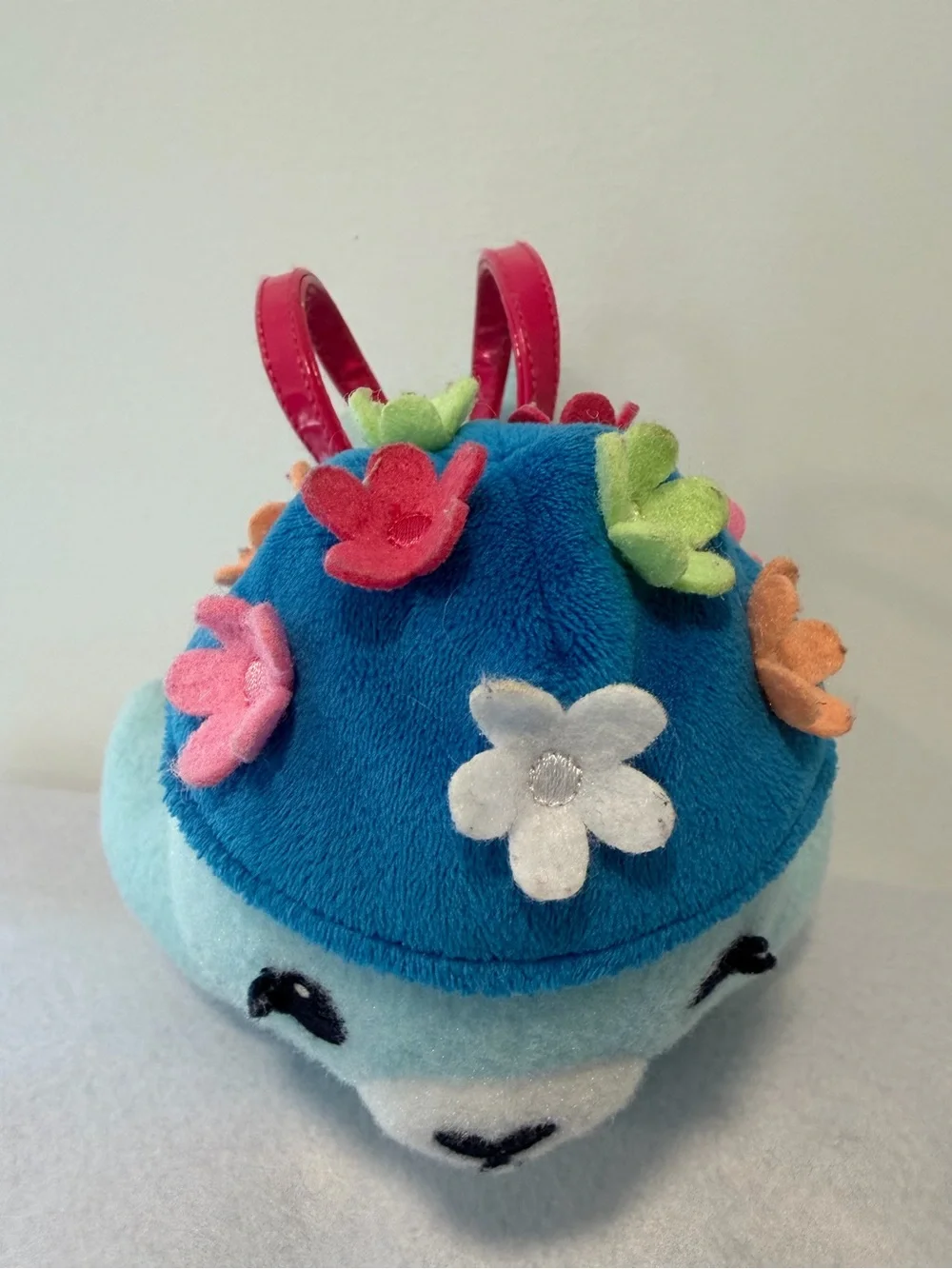 Gymboree Retired Swimming Seal Plush Purse Blue Floral Swim Cap Pink Straps Rare